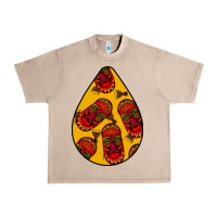 French Oak african masks teardrop  5 Urban Heavy Tee - BundleAndBundleShop