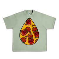 Oil Green african masks teardrop  5 Urban Heavy Tee - BundleAndBundleShop