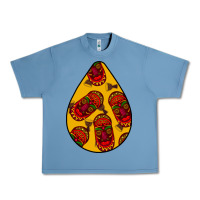 Pebble Blue african masks teardrop  5 Urban Heavy Tee - BundleAndBundleShop
