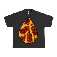 Pigment Black african masks teardrop  5 Urban Heavy Tee - BundleAndBundleShop