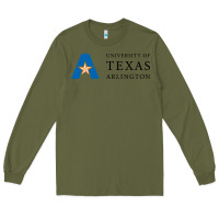 Army Green The university of texas at arlington Long Sleeve Tee - linhVisuals