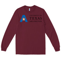Burgundy The university of texas at arlington Long Sleeve Tee - linhVisuals