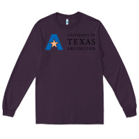 Plum The university of texas at arlington Long Sleeve Tee - linhVisuals