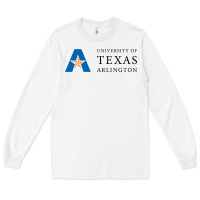 White The university of texas at arlington Long Sleeve Tee - linhVisuals