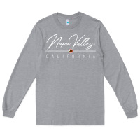 Heather Grey napa valley ca t shirt Long Sleeve Tee - linhVisuals
