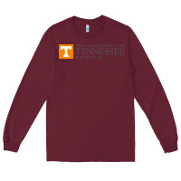 Burgundy The ut knoxville Long Sleeve Tee - linhVisuals