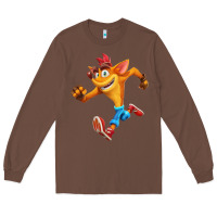 Chestnut CRASH BANDICOOT Long Sleeve Tee - linhVisuals