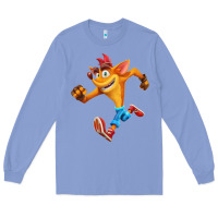 Colony Blue CRASH BANDICOOT Long Sleeve Tee - linhVisuals