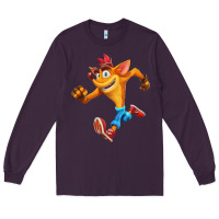 Plum CRASH BANDICOOT Long Sleeve Tee - linhVisuals