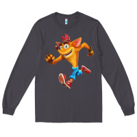Smoke CRASH BANDICOOT Long Sleeve Tee - linhVisuals