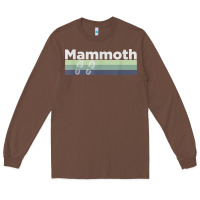Chestnut retro hiking boottrail running   mammoth california t shirt Long Sleeve Tee - linhVisuals