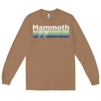 Toasted Coconut retro hiking boottrail running   mammoth california t shirt Long Sleeve Tee - linhVisuals