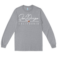 Heather Grey san diego ca sweatshirt Long Sleeve Tee - linhVisuals