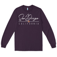 Plum san diego ca sweatshirt Long Sleeve Tee - linhVisuals
