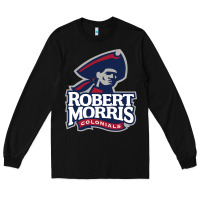Black the robert morris colonials Long Sleeve Tee - linhVisuals