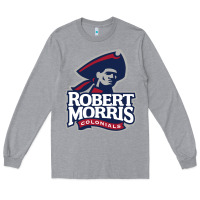 Heather Grey the robert morris colonials Long Sleeve Tee - linhVisuals