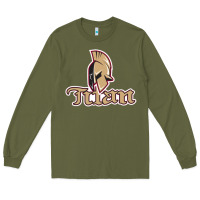 Army Green acadie–titan-bathurst Long Sleeve Tee - linhVisuals