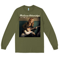 Army Green Melissa Etheridge Long Sleeve Tee - linhVisuals