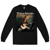 Black Melissa Etheridge Long Sleeve Tee - linhVisuals