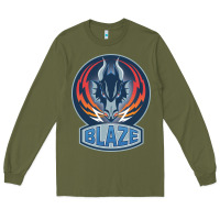 Army Green coventry blaze Long Sleeve Tee - linhVisuals