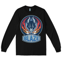 Black coventry blaze Long Sleeve Tee - linhVisuals