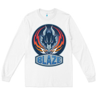 White coventry blaze Long Sleeve Tee - linhVisuals