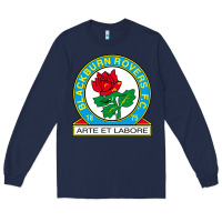 Navy rovers black burn fc Long Sleeve Tee - linhVisuals