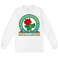 White rovers black burn fc Long Sleeve Tee - linhVisuals