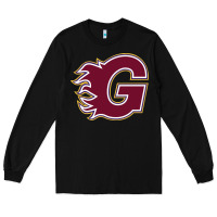 Black guildford flames Long Sleeve Tee - linhVisuals