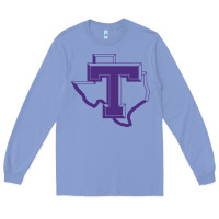 Colony Blue tarleton tontexas Long Sleeve Tee - linhVisuals