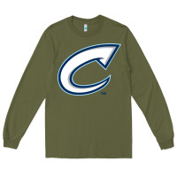 Army Green columbus clippers Long Sleeve Tee - linhVisuals