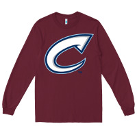 Burgundy columbus clippers Long Sleeve Tee - linhVisuals