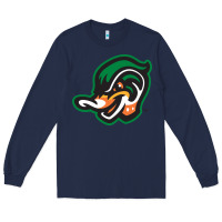 Navy down east wood ducks Long Sleeve Tee - linhVisuals