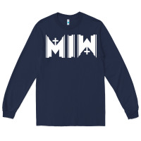 Navy Motionless In White Long Sleeve Tee - linhVisuals