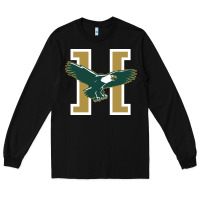 Black husson  eagles Long Sleeve Tee - linhVisuals