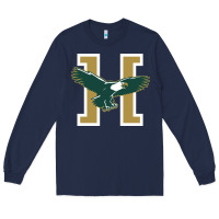 Navy husson  eagles Long Sleeve Tee - linhVisuals