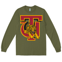 Army Green tuskegee merch, golden, tigers Long Sleeve Tee - linhVisuals