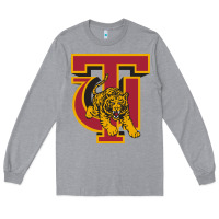 Heather Grey tuskegee merch, golden, tigers Long Sleeve Tee - linhVisuals