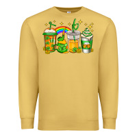 Antique Gold st patricks day coffee Premium Sweatshirt - Jasminsmagicworld
