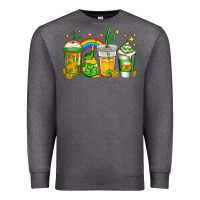 Charcoal Heather st patricks day coffee Premium Sweatshirt - Jasminsmagicworld