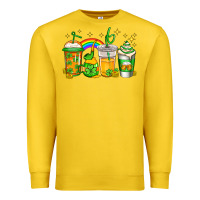 Lemon st patricks day coffee Premium Sweatshirt - Jasminsmagicworld