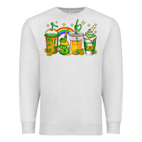 Oatmeal Heather st patricks day coffee Premium Sweatshirt - Jasminsmagicworld