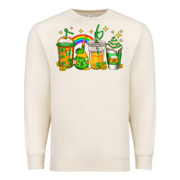 Sandshell st patricks day coffee Premium Sweatshirt - Jasminsmagicworld