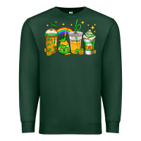Sports Green st patricks day coffee Premium Sweatshirt - Jasminsmagicworld