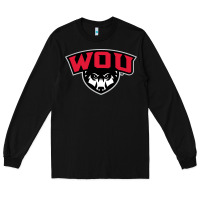 Black western oregon merch, wolves Long Sleeve Tee - linhVisuals