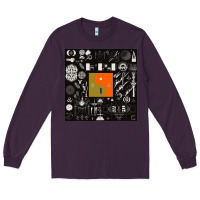 Plum nice bon -iver symbol Long Sleeve Tee - linhVisuals