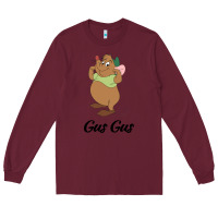 Burgundy gus gus t-shirt Long Sleeve Tee - linhVisuals