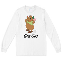 White gus gus t-shirt Long Sleeve Tee - linhVisuals