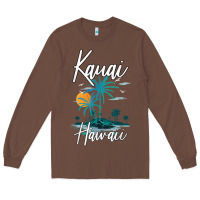 Chestnut family vacation retro sunset hawaii kauai t shirt Long Sleeve Tee - linhVisuals