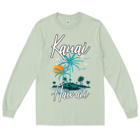 Matcha family vacation retro sunset hawaii kauai t shirt Long Sleeve Tee - linhVisuals